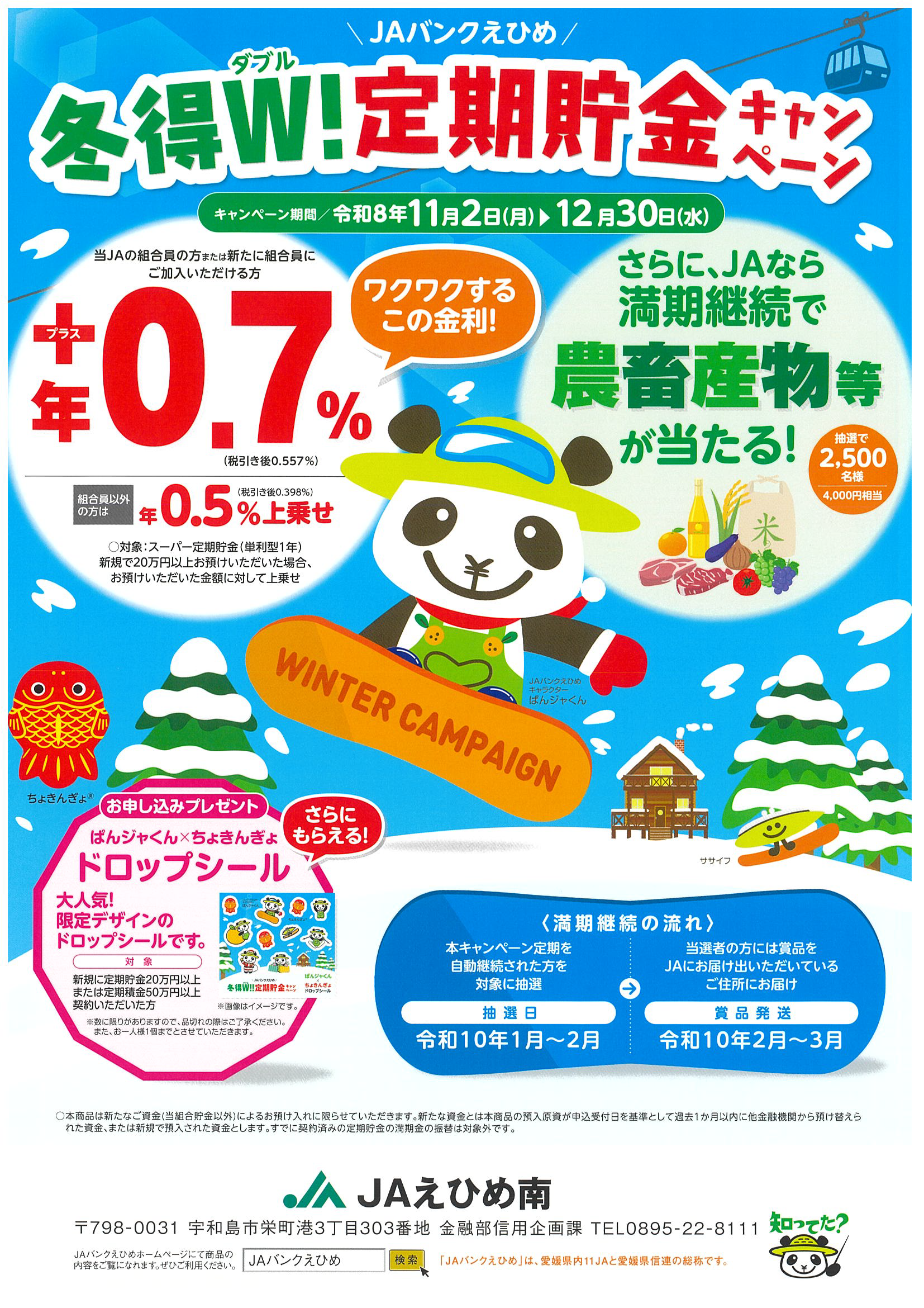 定期貯金キャンペーン